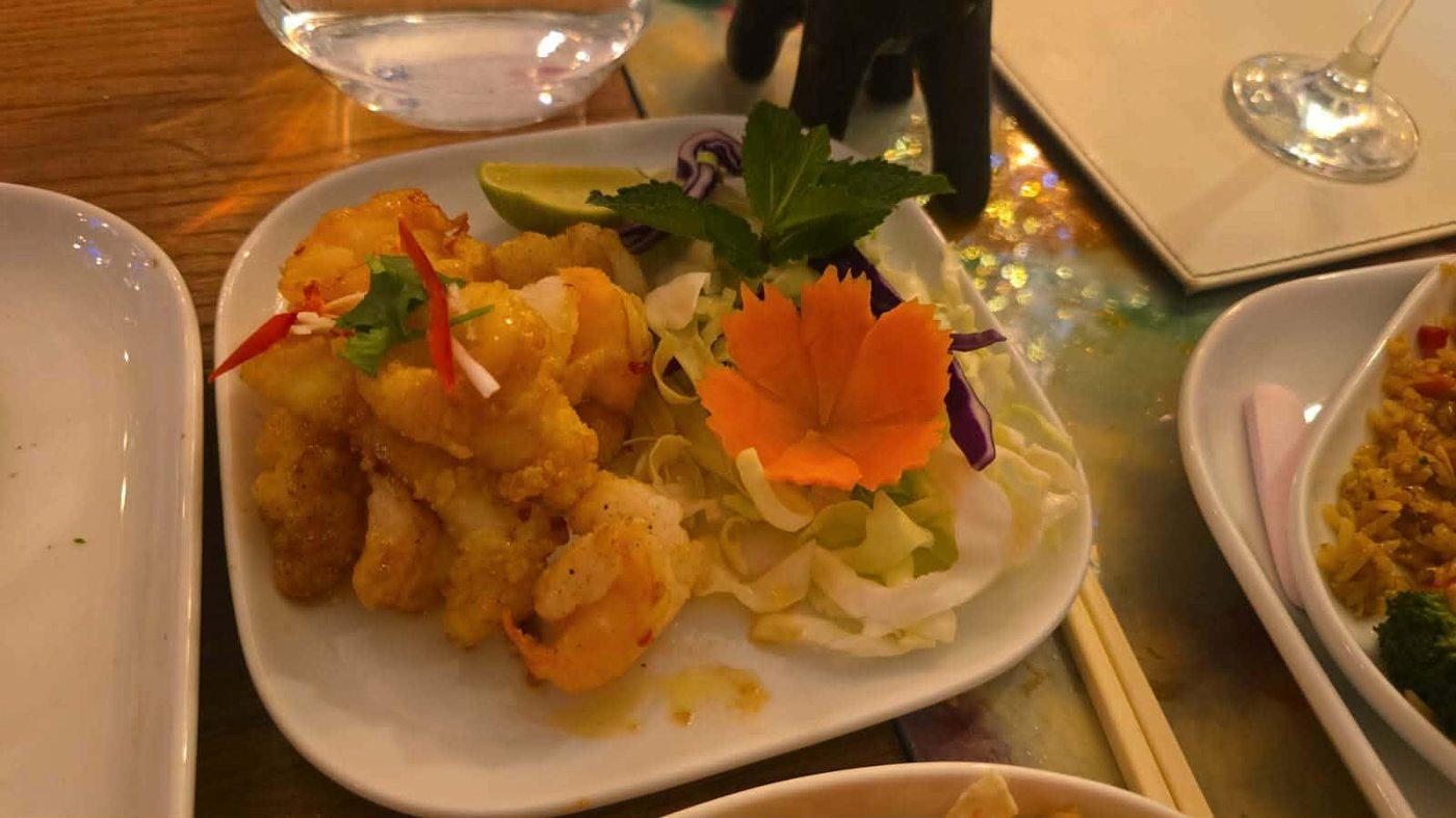 Crispy prawn tempura starter — Tookta's